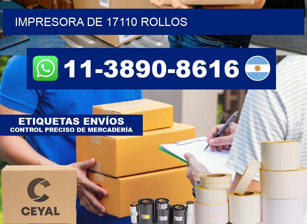 impresora de 17110 rollos