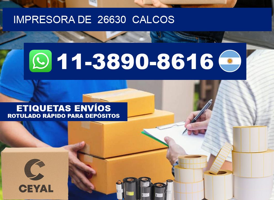 impresora de  26630  calcos