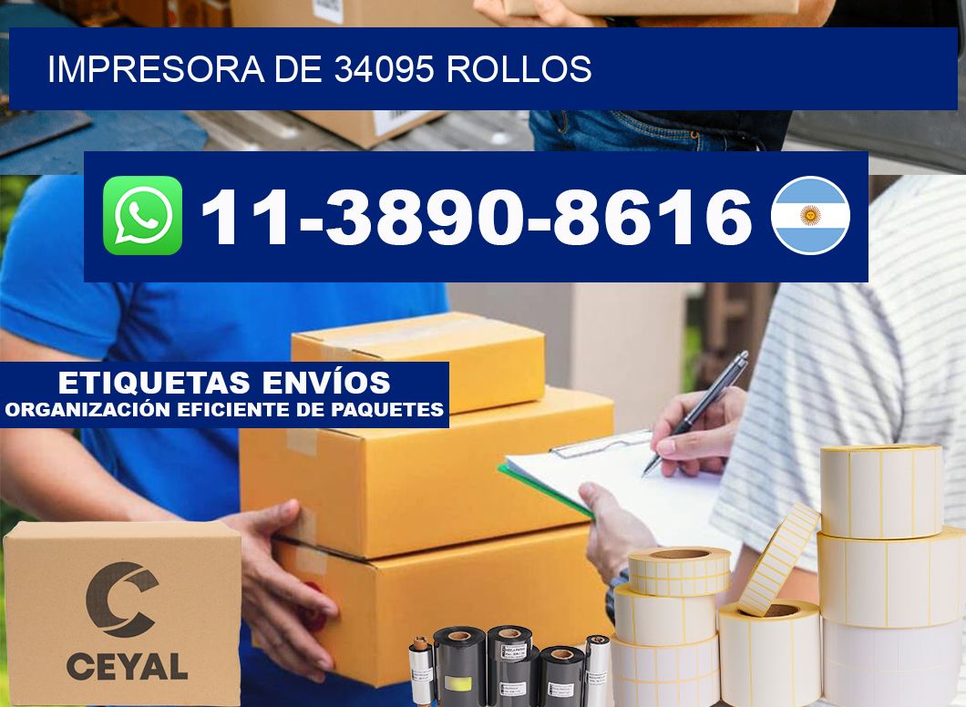 impresora de 34095 rollos