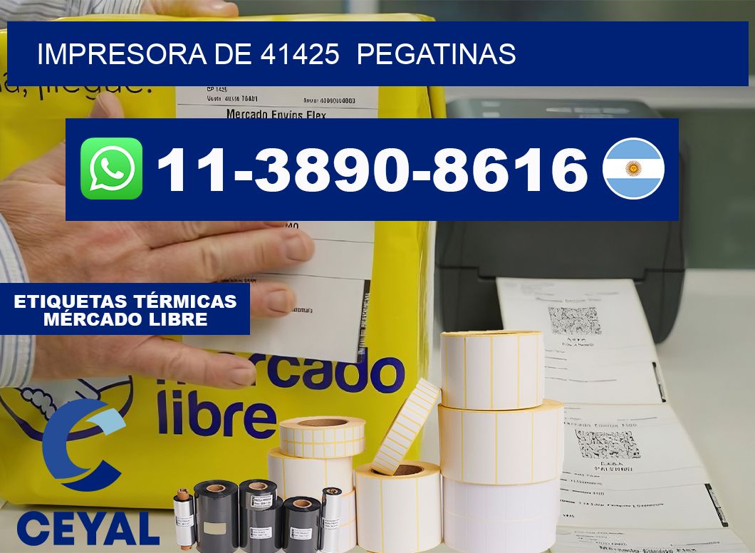 impresora de 41425  pegatinas