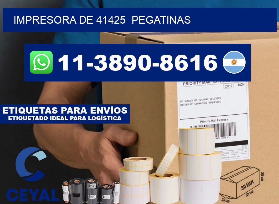 impresora de 41425  pegatinas