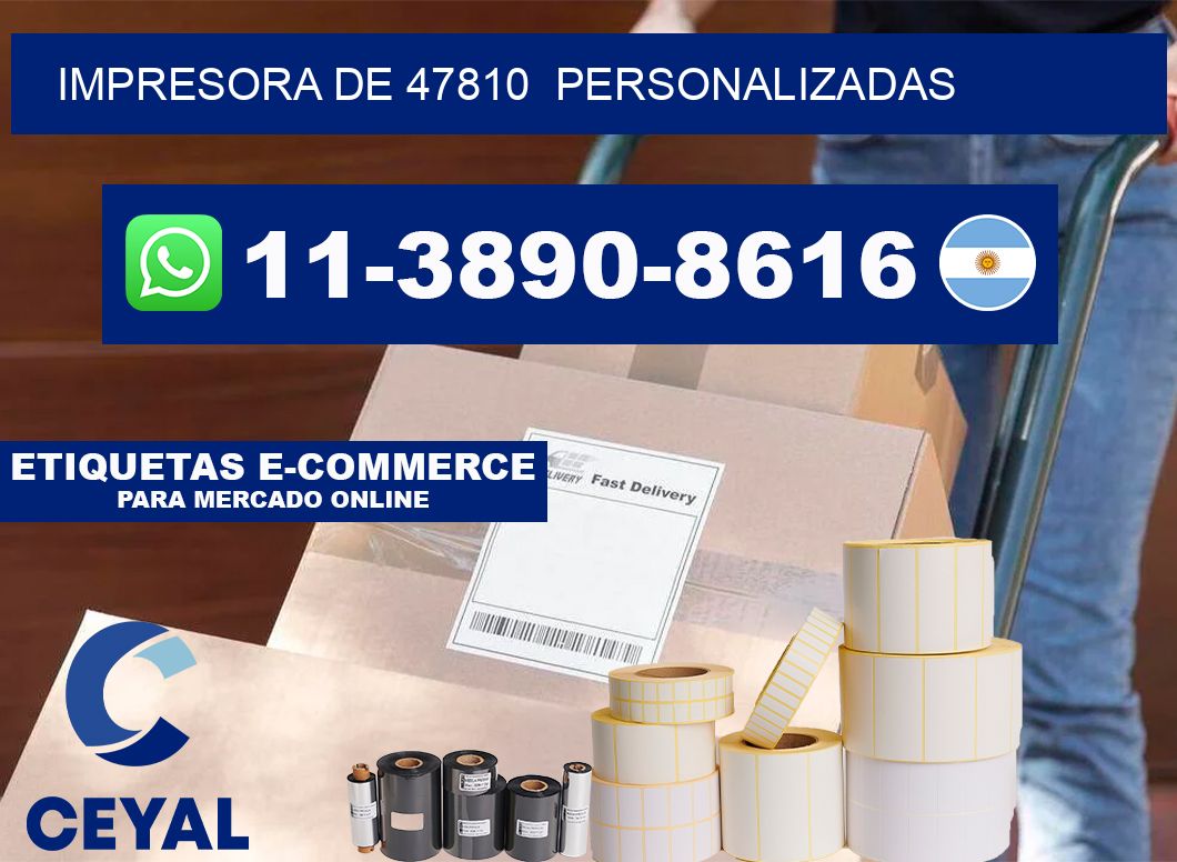 impresora de 47810  personalizadas