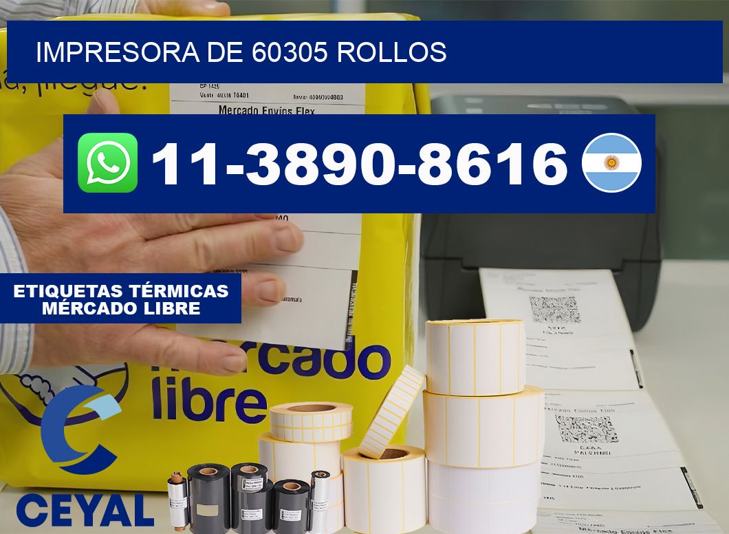 impresora de 60305 rollos