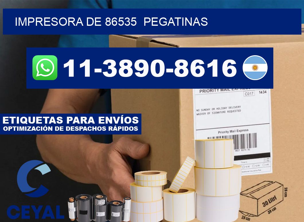 impresora de 86535  pegatinas