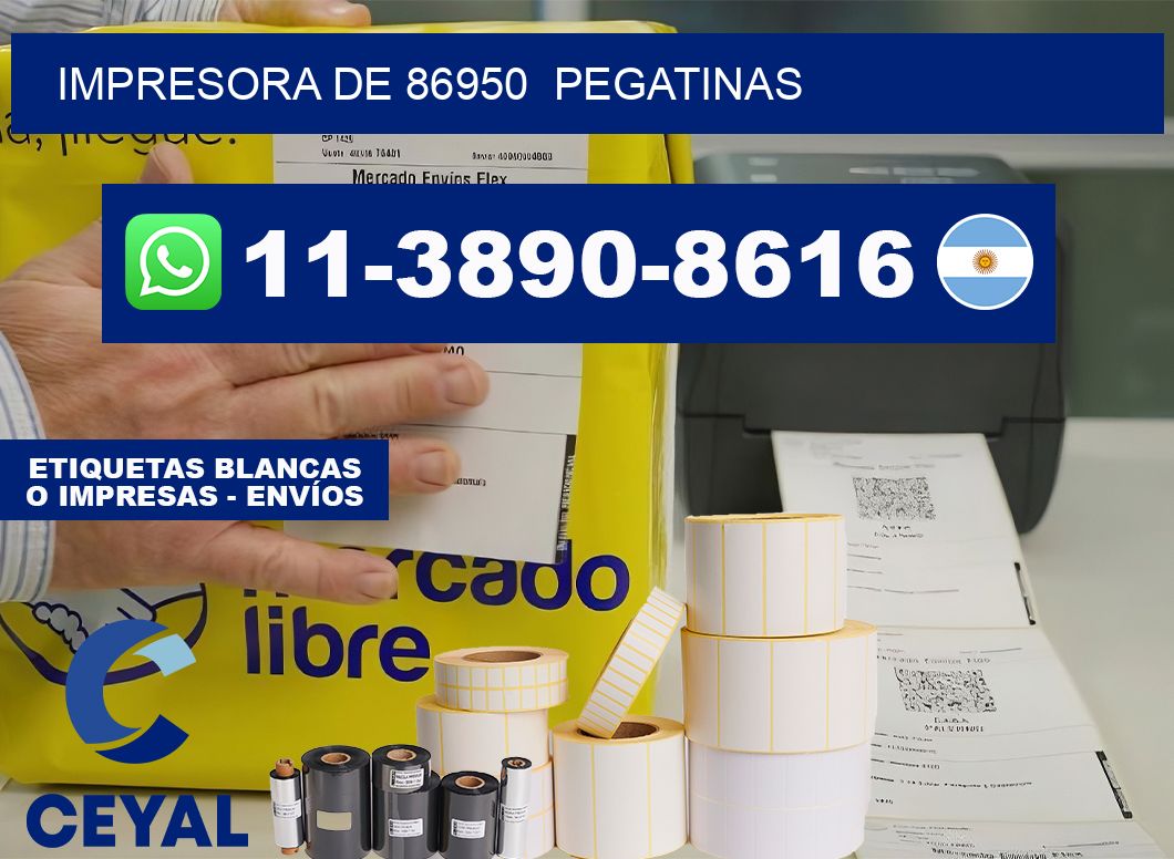 impresora de 86950  pegatinas