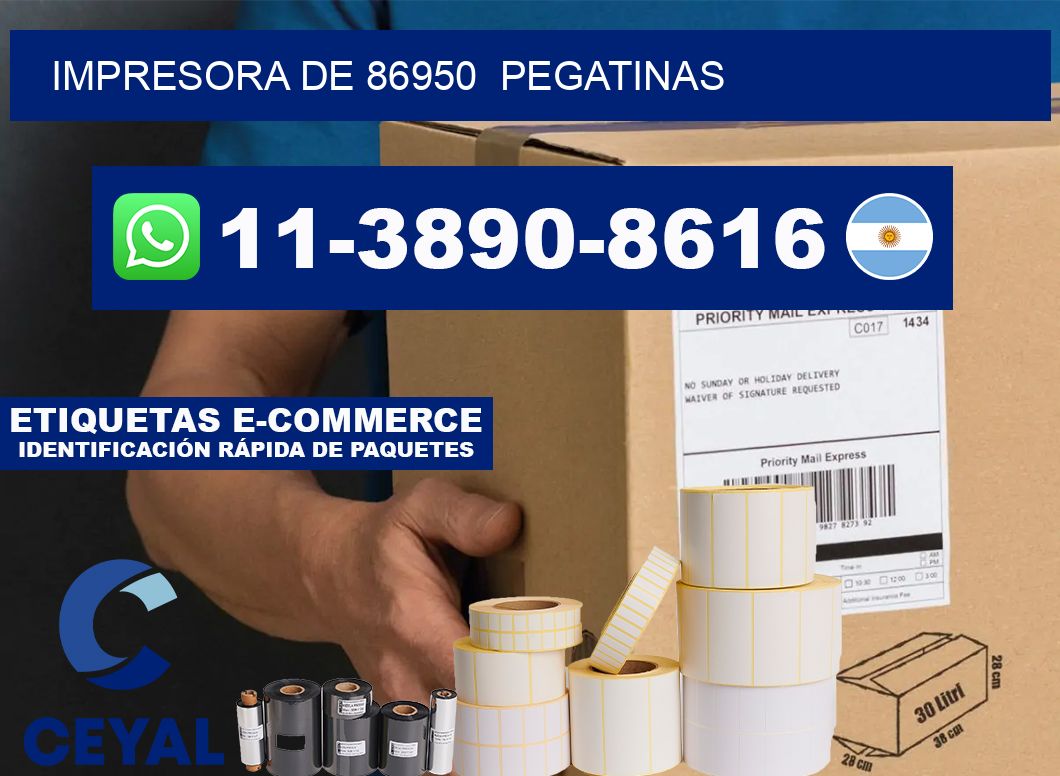 impresora de 86950  pegatinas
