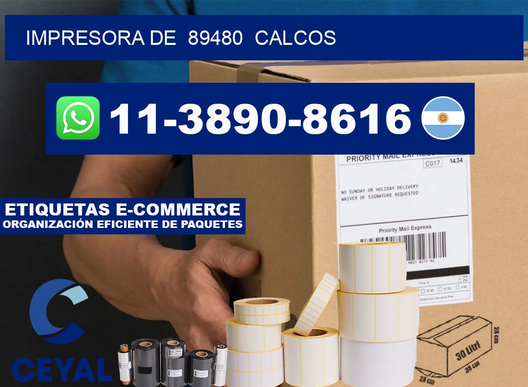 impresora de 89480 calcos