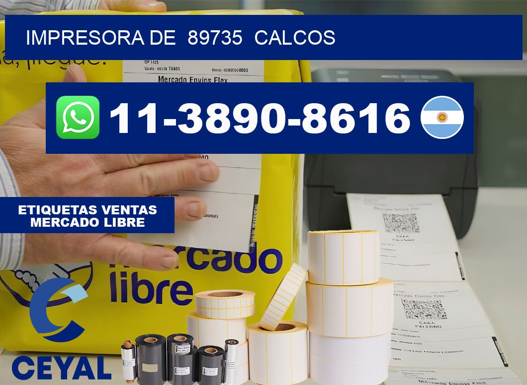 impresora de 89735 calcos