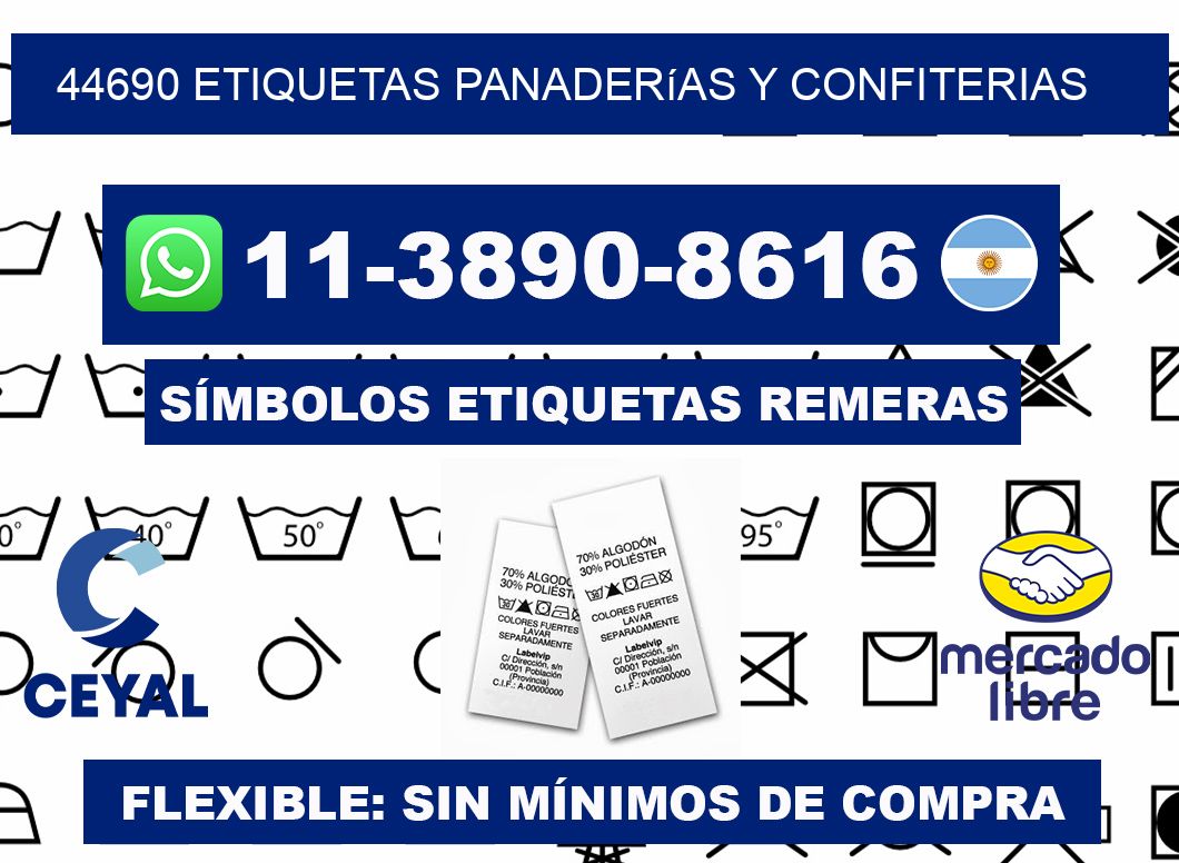 44690 etiquetas panaderías y confiterias