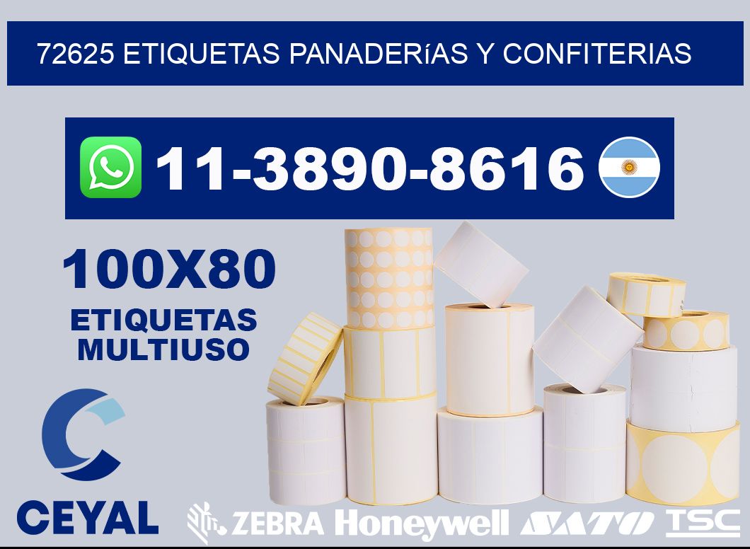 72625 etiquetas panaderías y confiterias