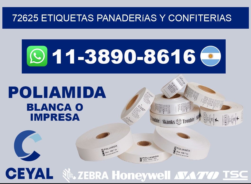 72625 etiquetas panaderías y confiterias