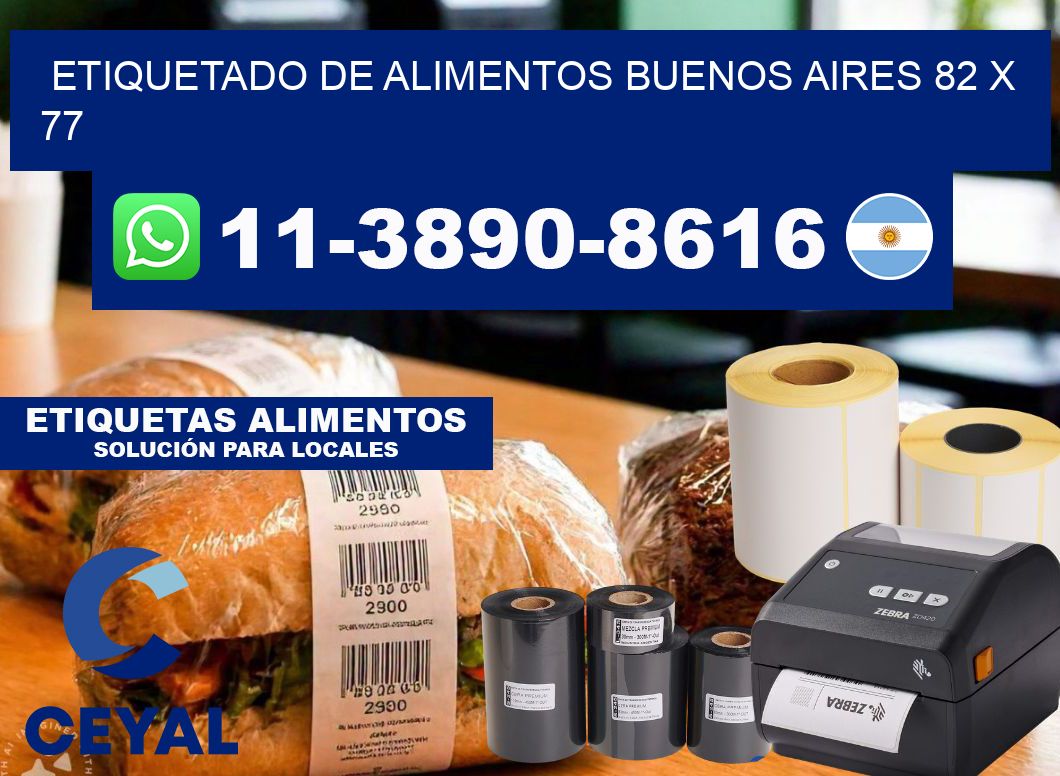 Etiquetado de alimentos buenos aires 82 x 77