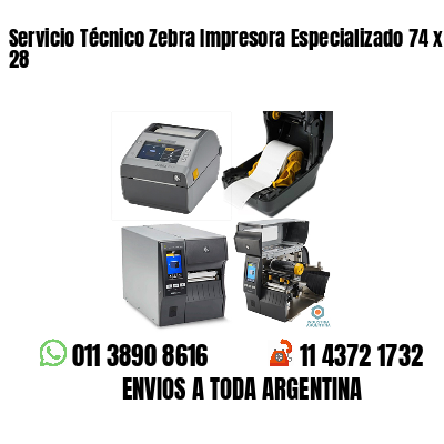 Servicio Técnico Zebra Impresora Especializado 74 x 28