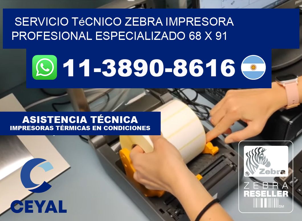 Servicio Técnico Zebra Impresora Profesional Especializado 68 x 91