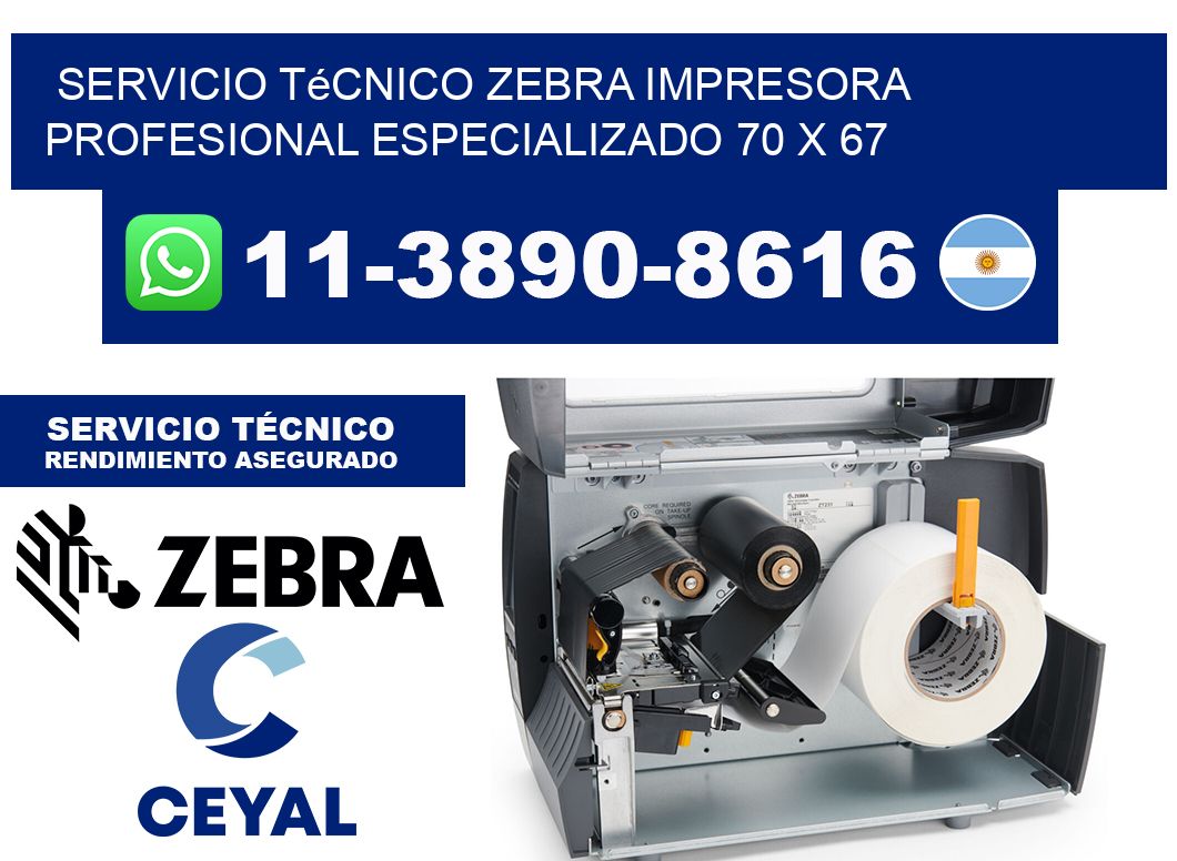Servicio Técnico Zebra Impresora Profesional Especializado 70 x 67