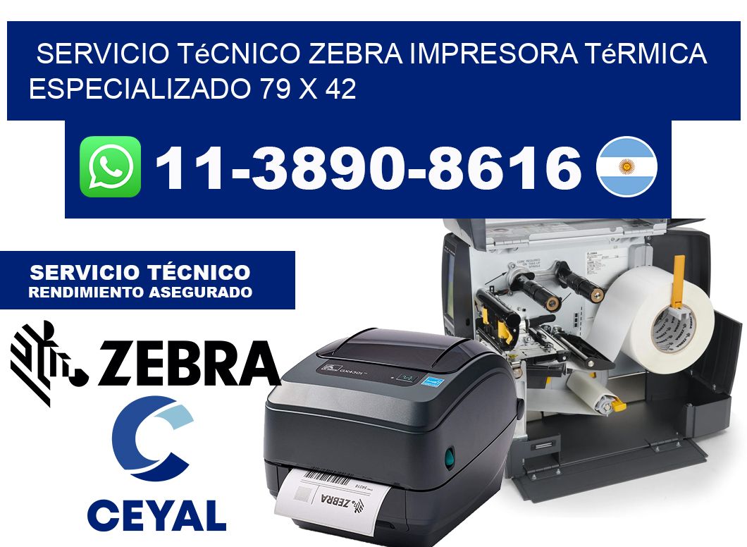 Servicio Técnico Zebra Impresora Térmica Especializado 79 x 42