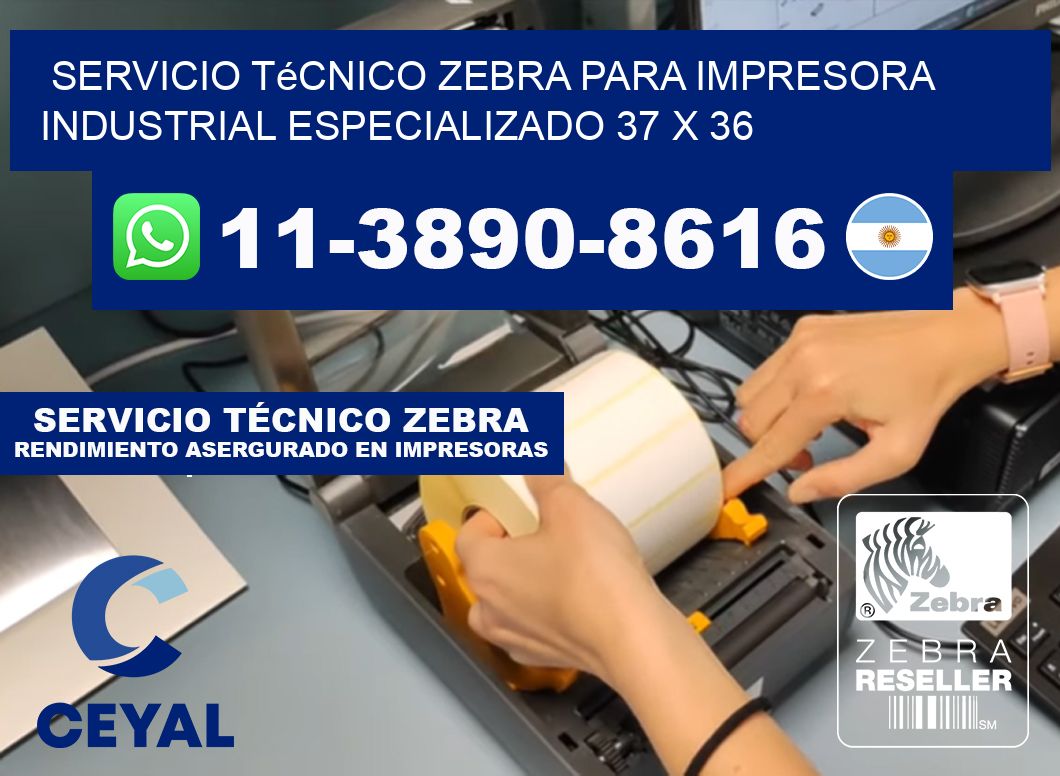 Servicio Técnico Zebra para Impresora Industrial Especializado 37 x 36
