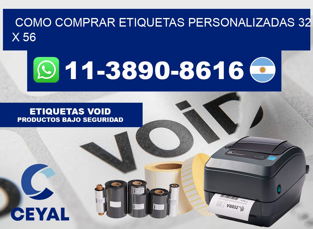 como comprar etiquetas personalizadas 32 x 56