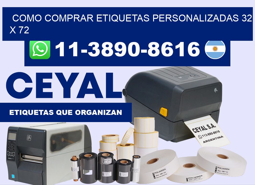 como comprar etiquetas personalizadas 32 x 72