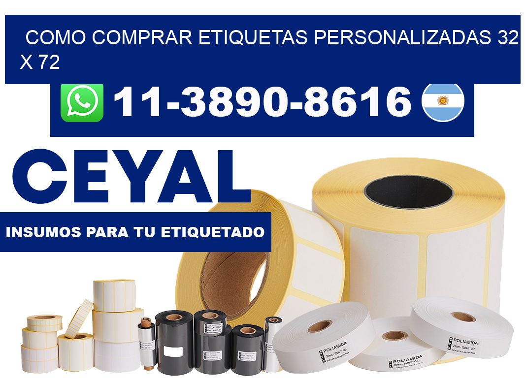 como comprar etiquetas personalizadas 32 x 72