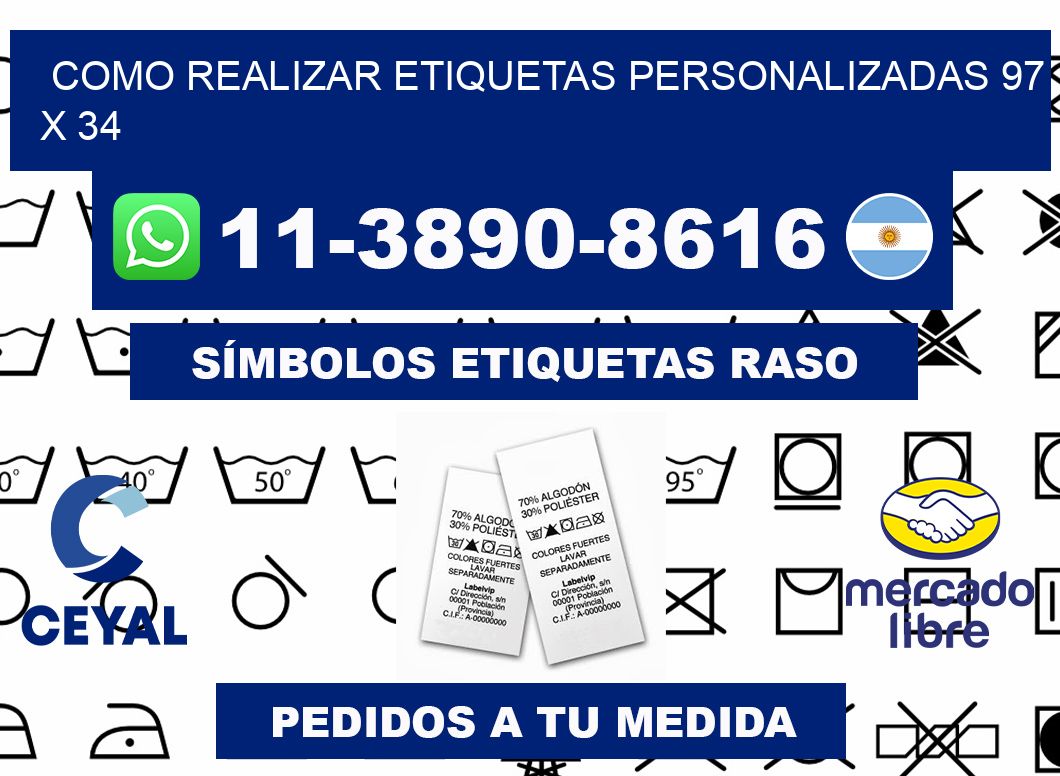 como realizar etiquetas personalizadas 97 x 34