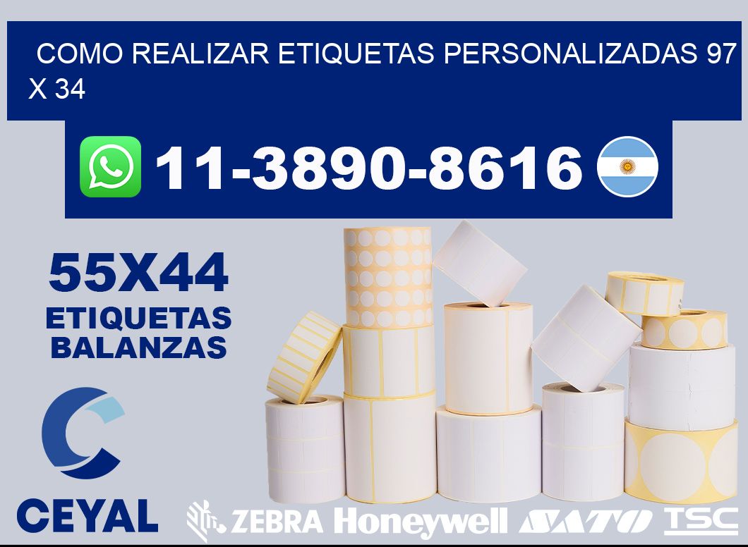 como realizar etiquetas personalizadas 97 x 34