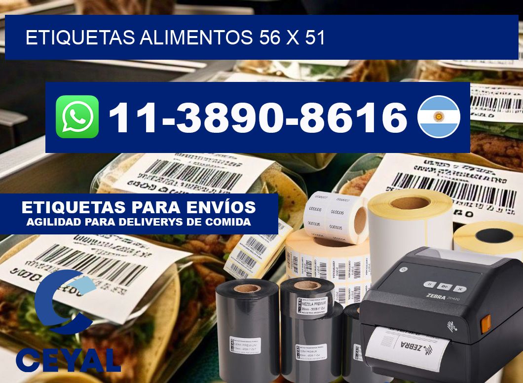 etiquetas alimentos 56 x 51