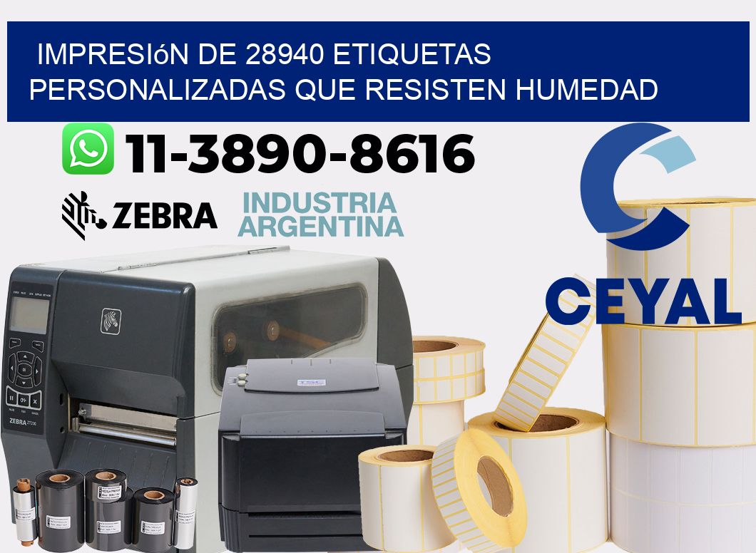 impresión de 28940 etiquetas personalizadas que resisten humedad