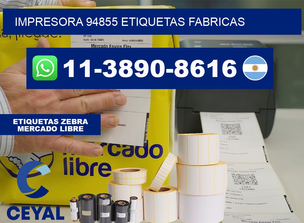 impresora 94855 etiquetas fabricas