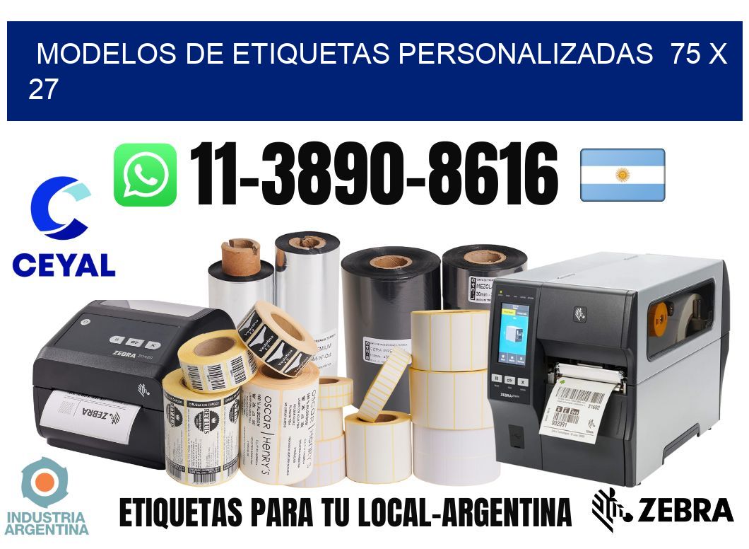 modelos de etiquetas personalizadas 75 x 27