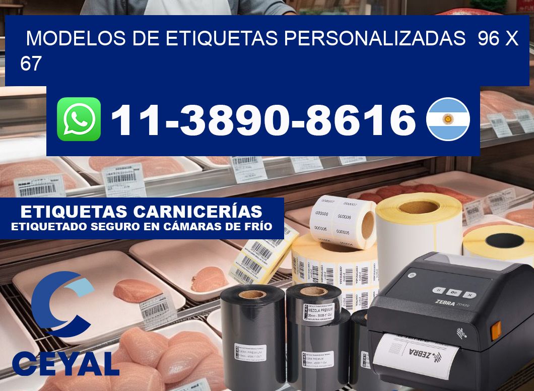 modelos de etiquetas personalizadas  96 x 67