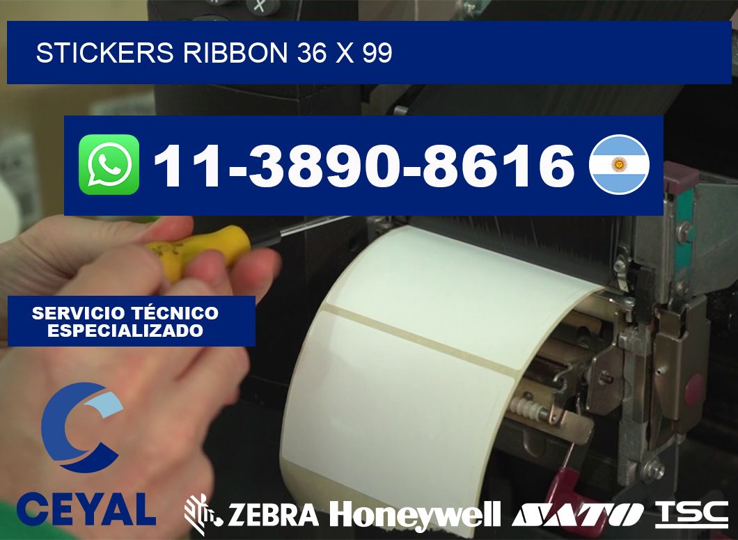 stickers ribbon 36 x 99