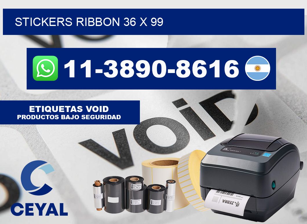 stickers ribbon 36 x 99
