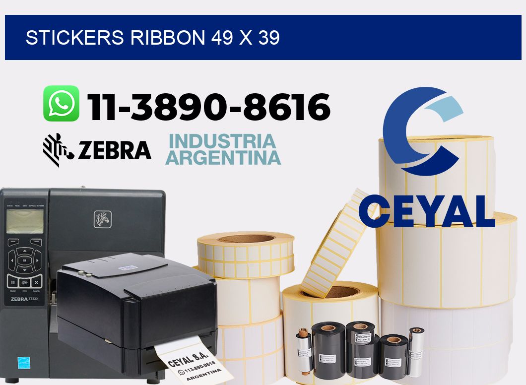 stickers ribbon 49 x 39