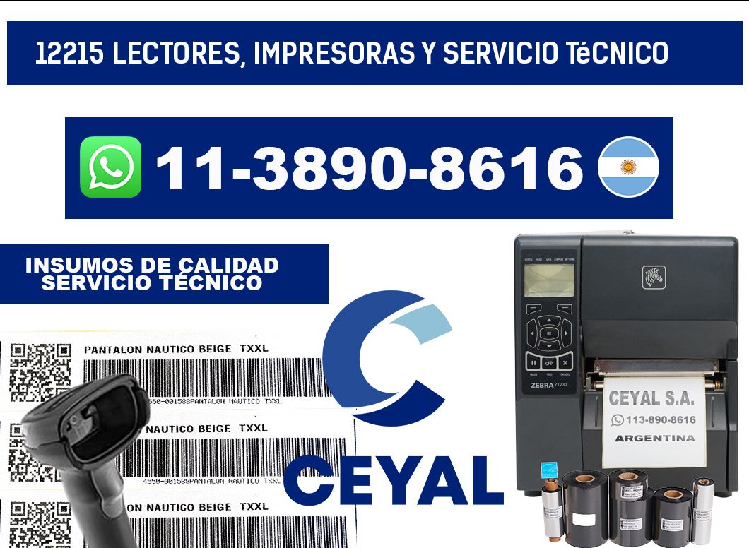 12215 Lectores, Impresoras y Servicio Técnico