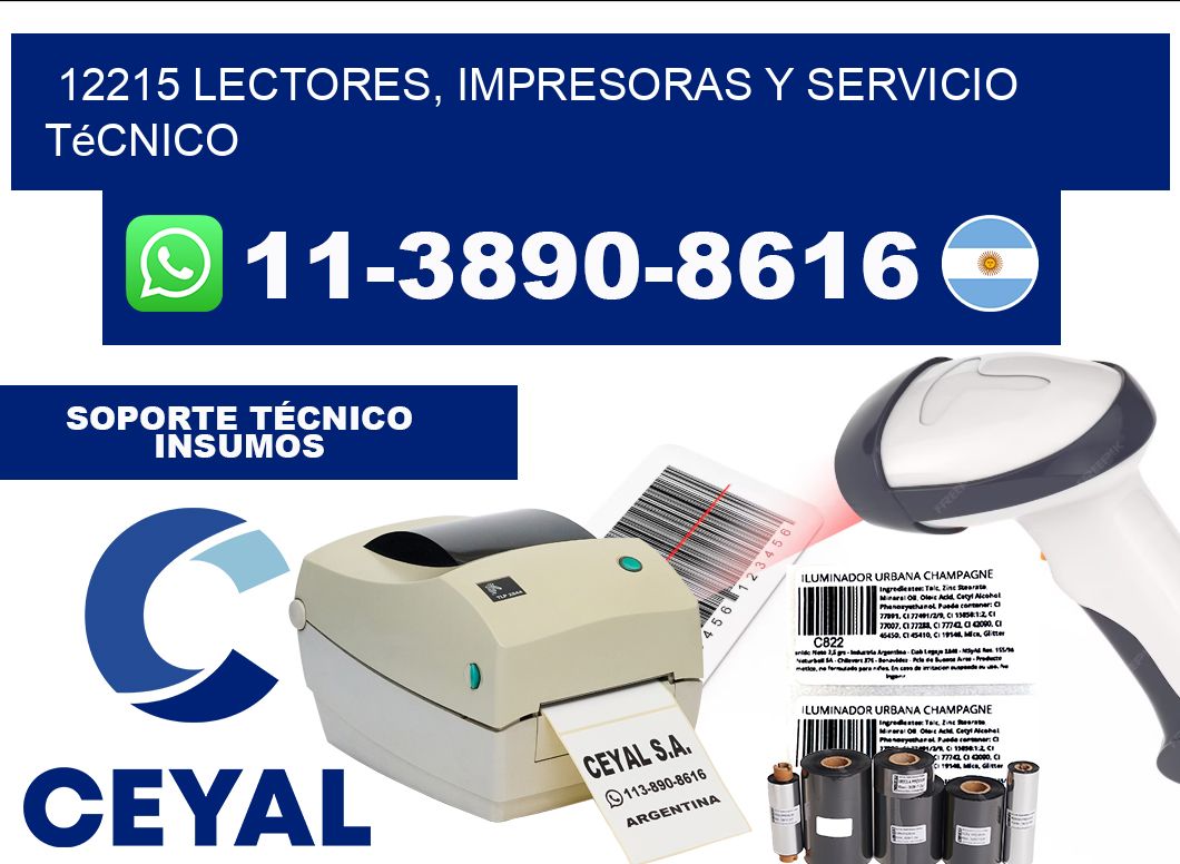12215 Lectores, Impresoras y Servicio Técnico