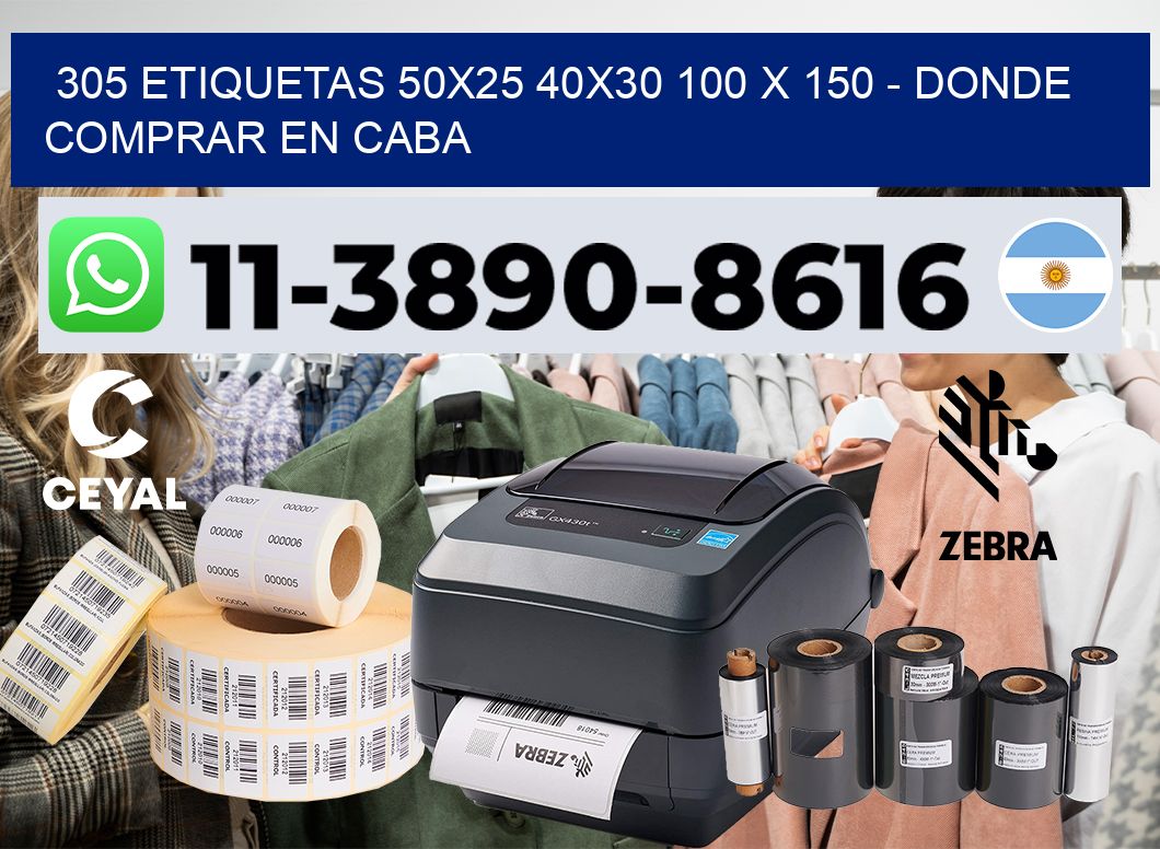 305 etiquetas 50×25 40×30 100 x 150 – Donde Comprar en Caba