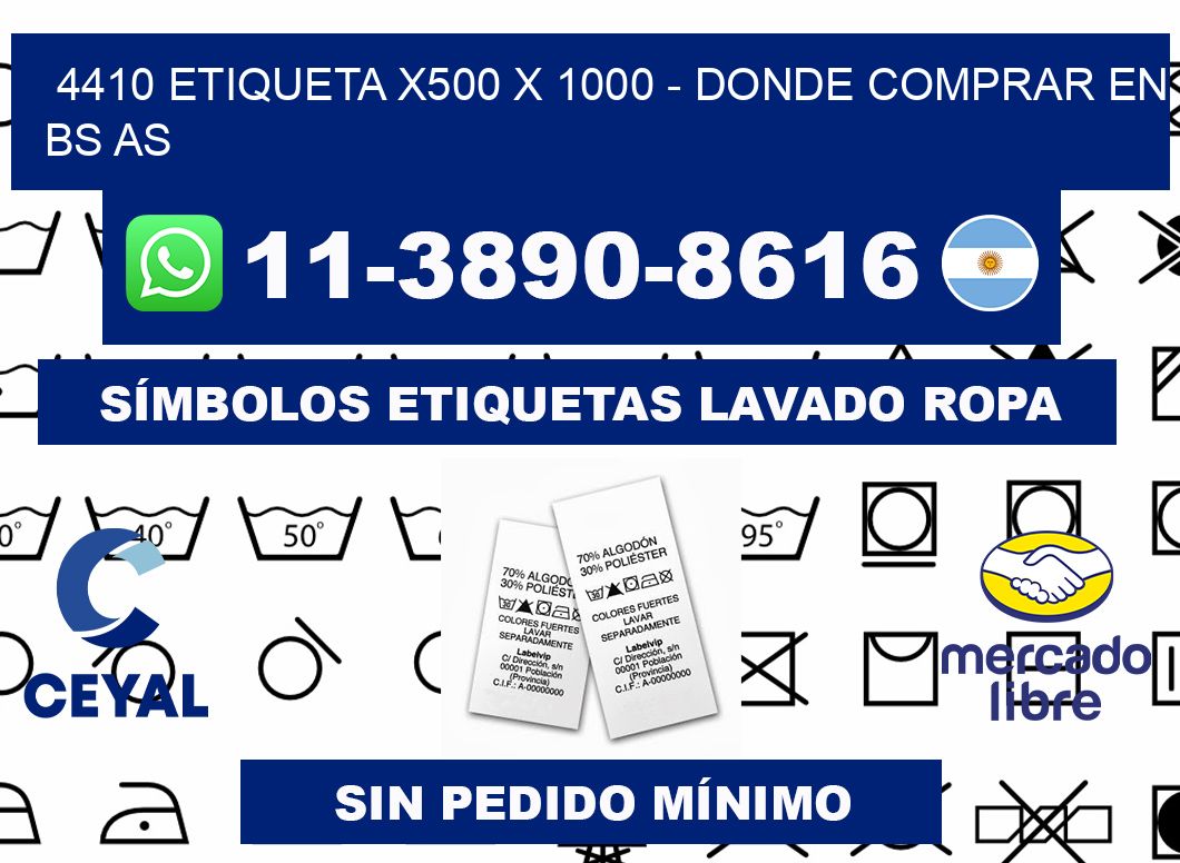 4410 etiqueta x500 x 1000 - Donde Comprar en bs as