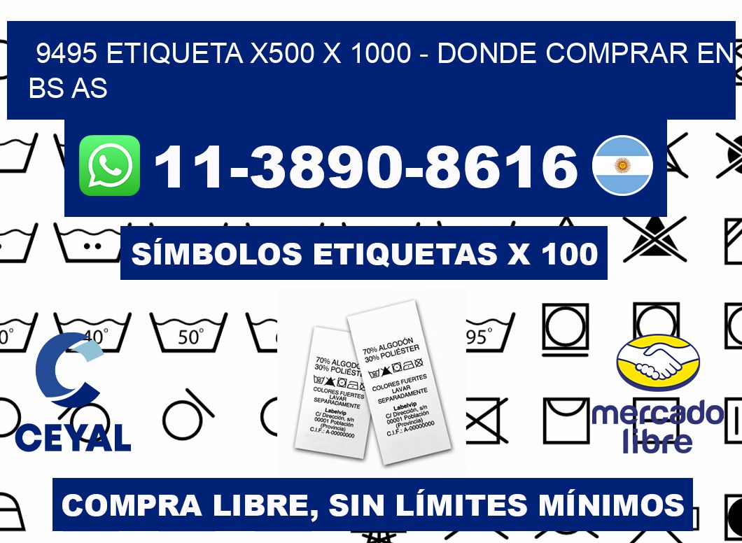 9495 etiqueta x500 x 1000 - Donde Comprar en bs as