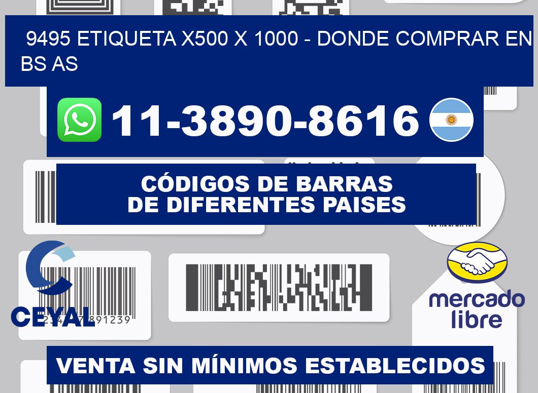 9495 etiqueta x500 x 1000 - Donde Comprar en bs as