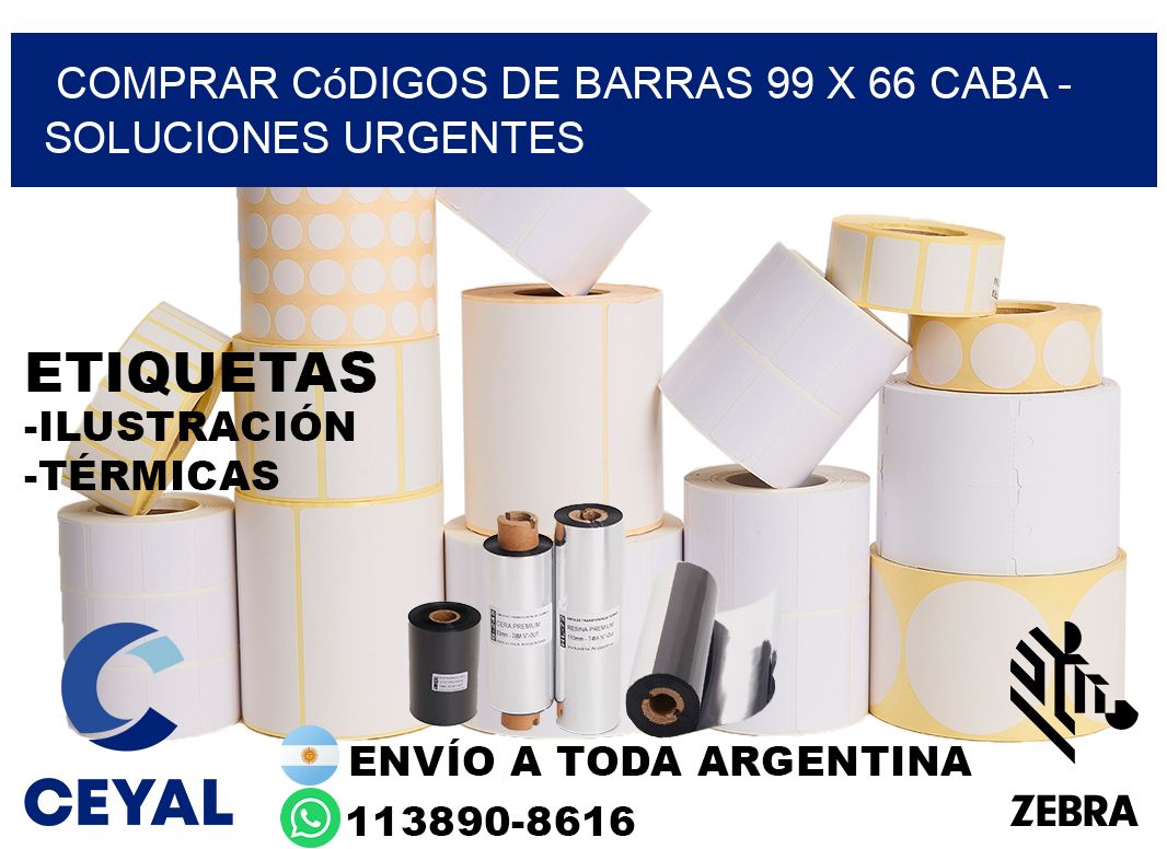 Comprar códigos de barras 99 x 66 CABA - soluciones urgentes