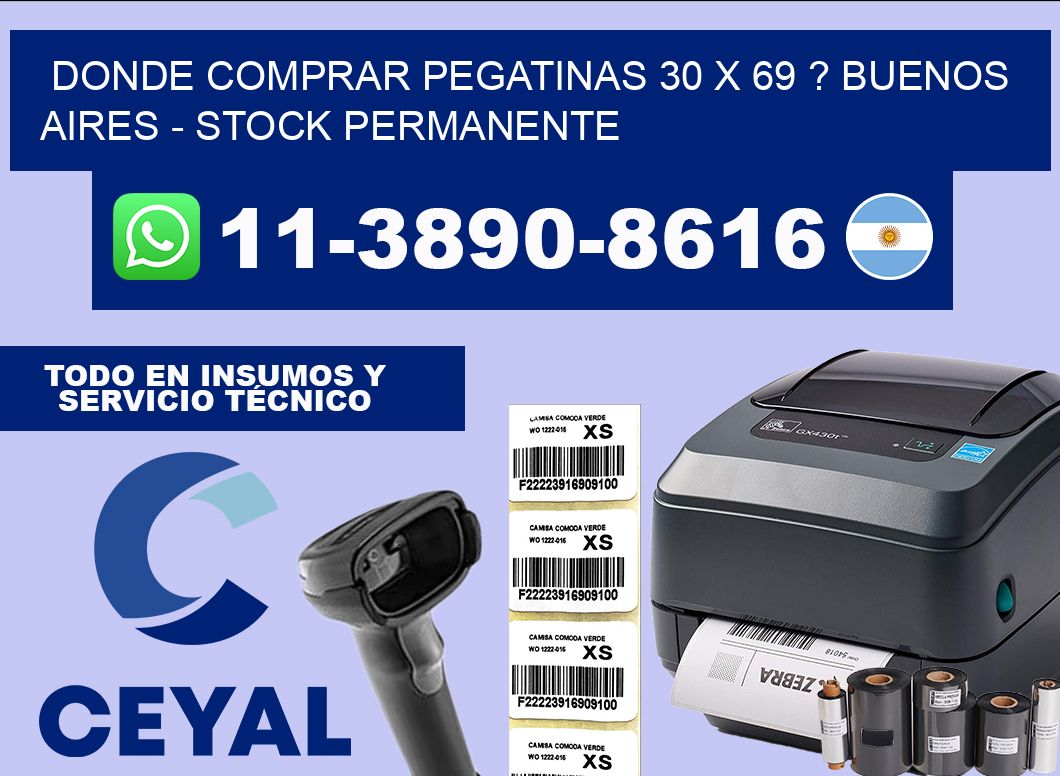 Donde Comprar pegatinas 30 x 69 ? Buenos Aires – Stock permanente