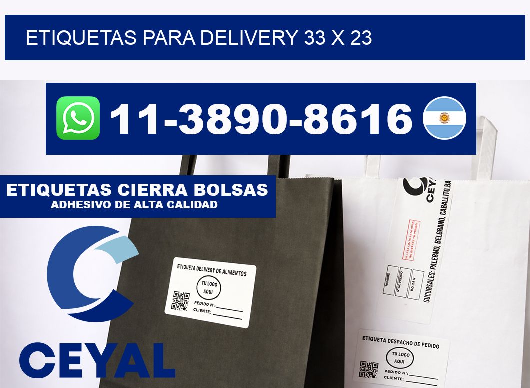 ETIQUETAS PARA DELIVERY 33 x 23