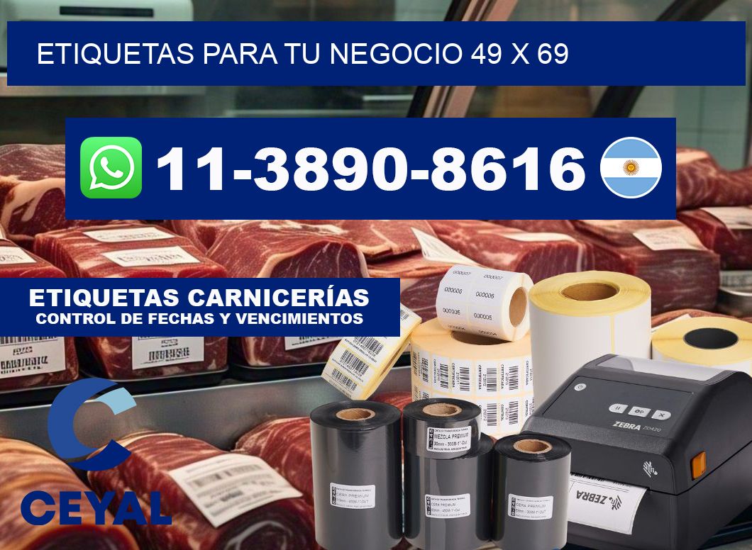 Etiquetas para tu negocio 49 x 69