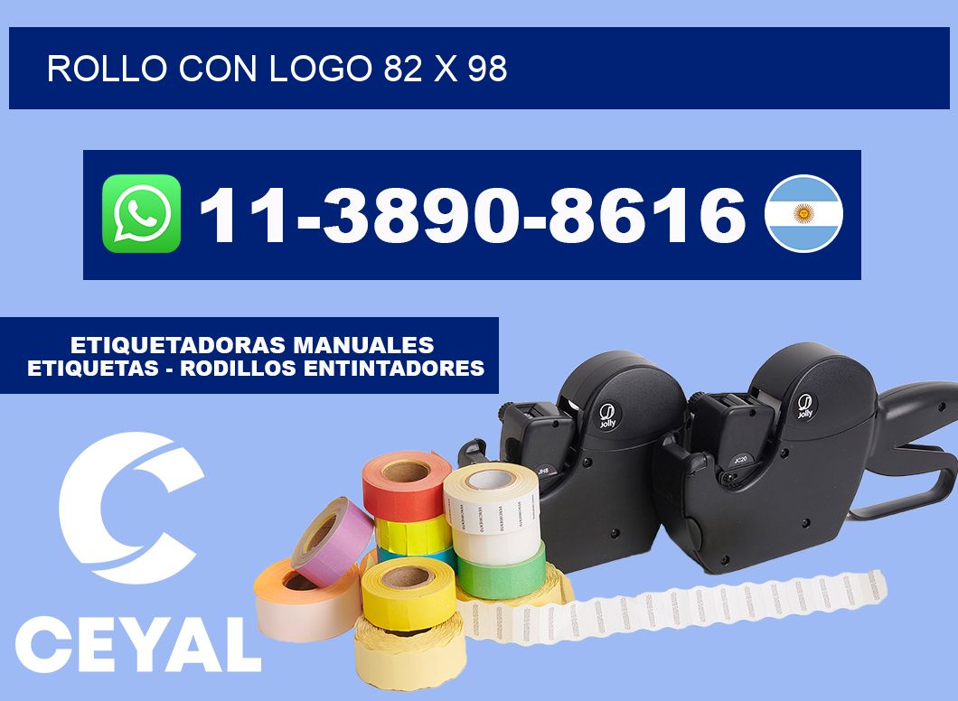 Rollo con logo 82 x 98