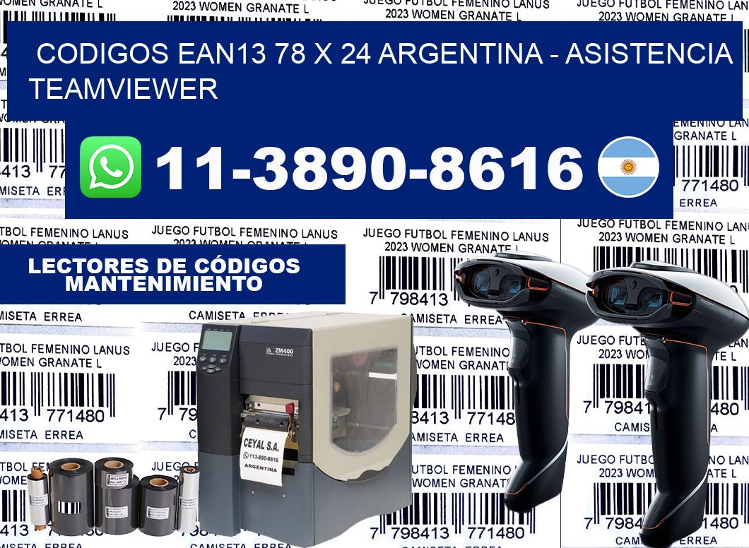 codigos ean13 78 x 24 argentina – asistencia teamviewer
