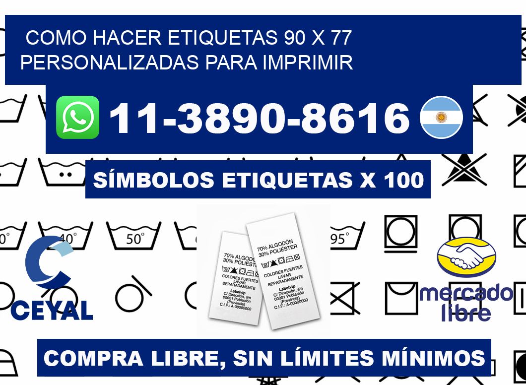 como hacer etiquetas 90 x 77 personalizadas para imprimir