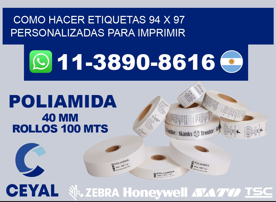 como hacer etiquetas 94 x 97 personalizadas para imprimir