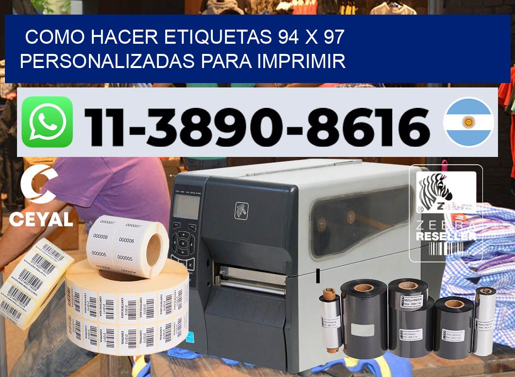 como hacer etiquetas 94 x 97 personalizadas para imprimir