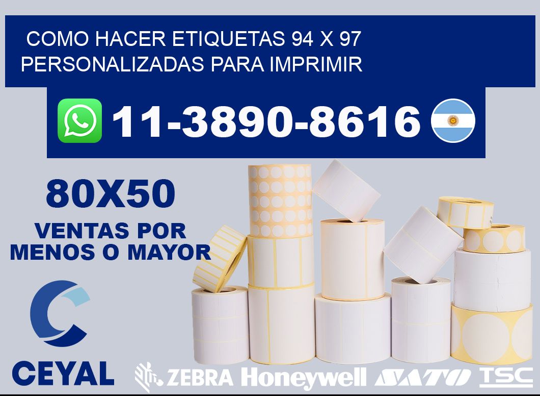 como hacer etiquetas 94 x 97 personalizadas para imprimir